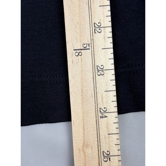 Three Dots Essential Heritage Knit British T-Shirt Size L Black 3/4 Sleeve - Picture 8 of 13